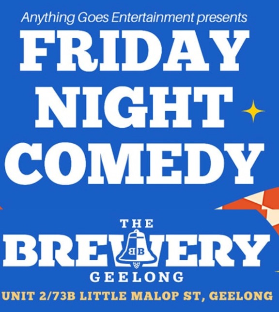 Fri 16th November: Friday Night Comedy @ The Brewery Geelong thumbnail