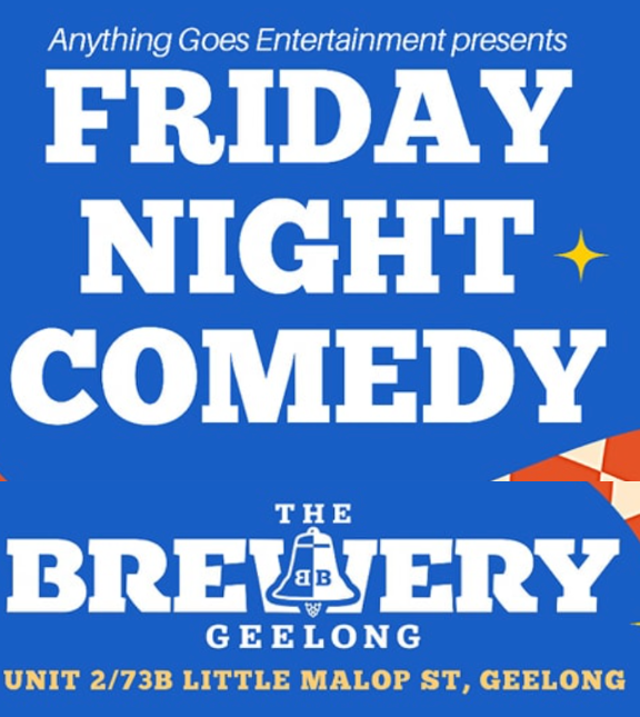 Fri 7th Feb: Friday night comedy @ The Brewery Geelong thumbnail