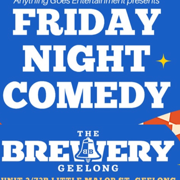 Fri 28th Feb: Friday Night Comedy @ The Brewery Geelong thumbnail