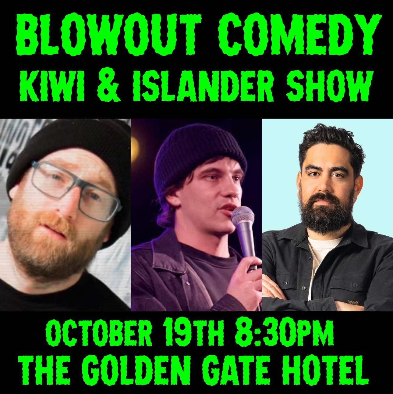 Sat oct 19th: Kiwi & Islander Night @ The Golden Gate Hotel thumbnail