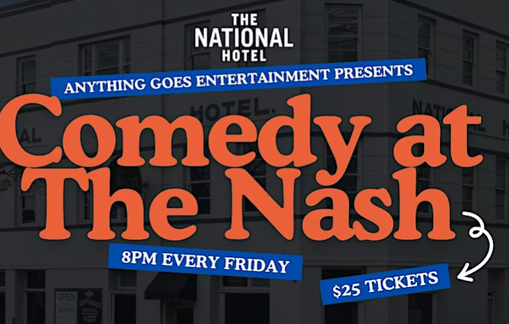 Fri 6th June: Friday night Comedy @ The Nash Geelong thumbnail
