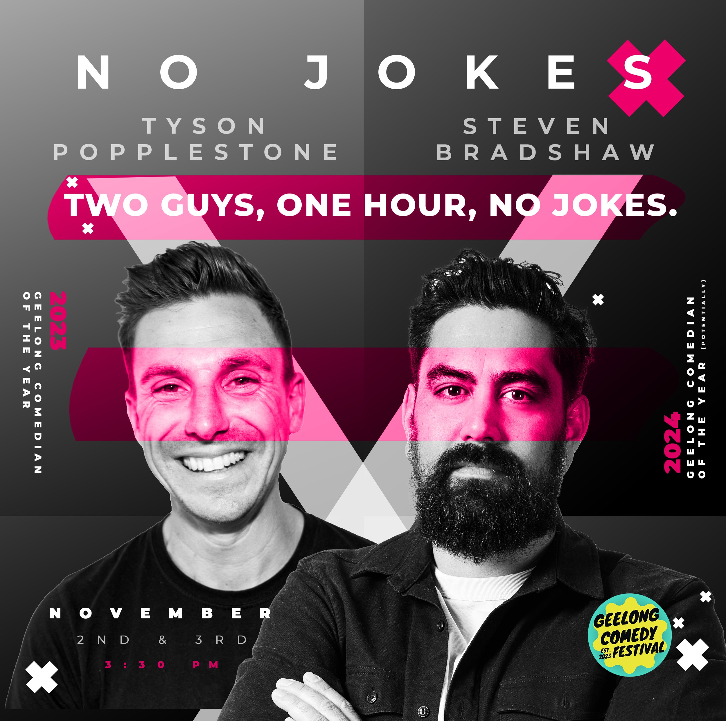 Geelong Comedy Festival: Sat 2nd & Sun 3rd Nov: No Jokes @ The Brewery Geelong thumbnail