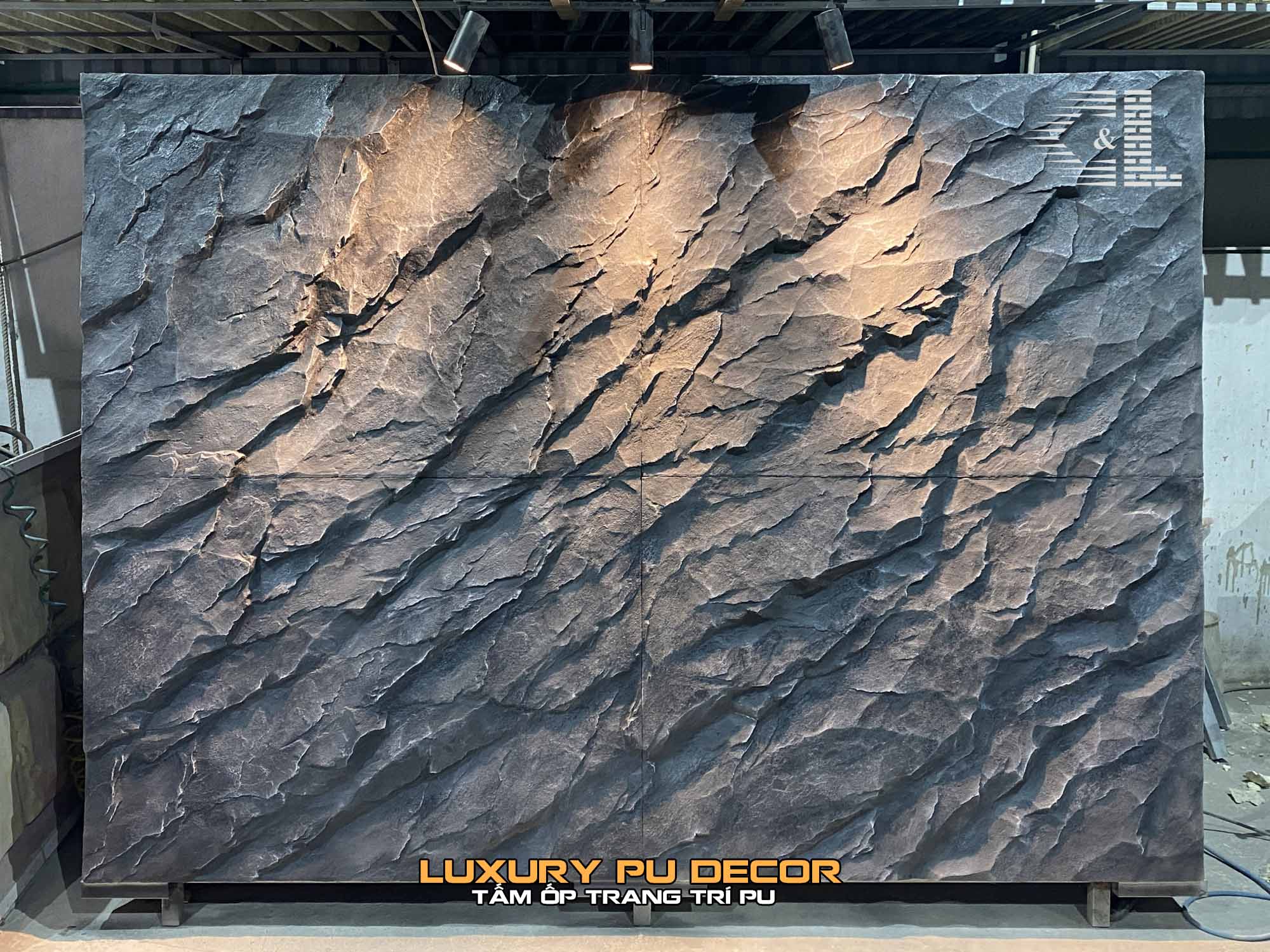 Tấm Pu Giả Đá Khổ Lớn Ghép Liền Khối thumbnail