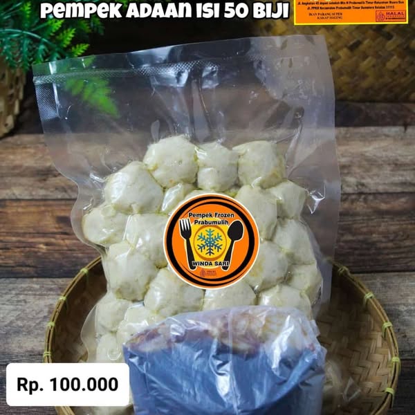 Pempek Adaan Isi 50 Bijii from Pempek Frozen Prabumulih on WhatsApp. thumbnail