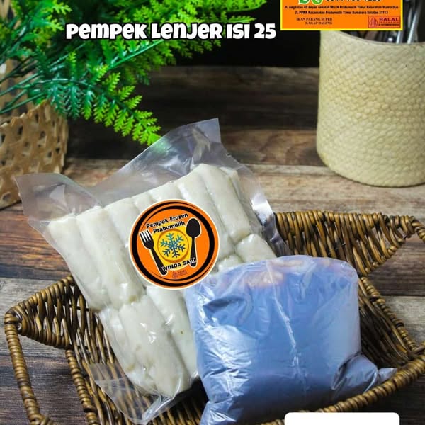 Pempek Lenjer Kecil Isi 25 Biji from Pempek Frozen Prabumulih on WhatsApp. thumbnail