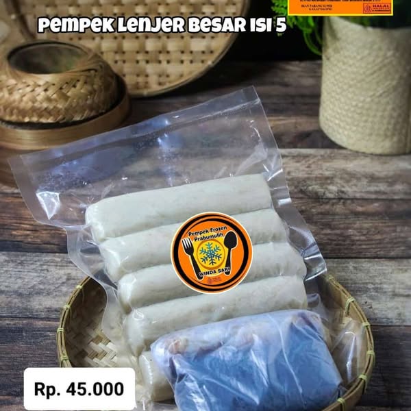 Pempek Lenjer Besar Isi 5 Biji from Pempek Frozen Prabumulih on WhatsApp. thumbnail