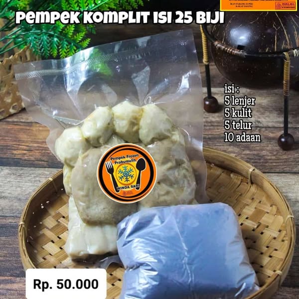 Pempek Komplit Isi 25 Biji from Pempek Frozen Prabumulih on WhatsApp. thumbnail