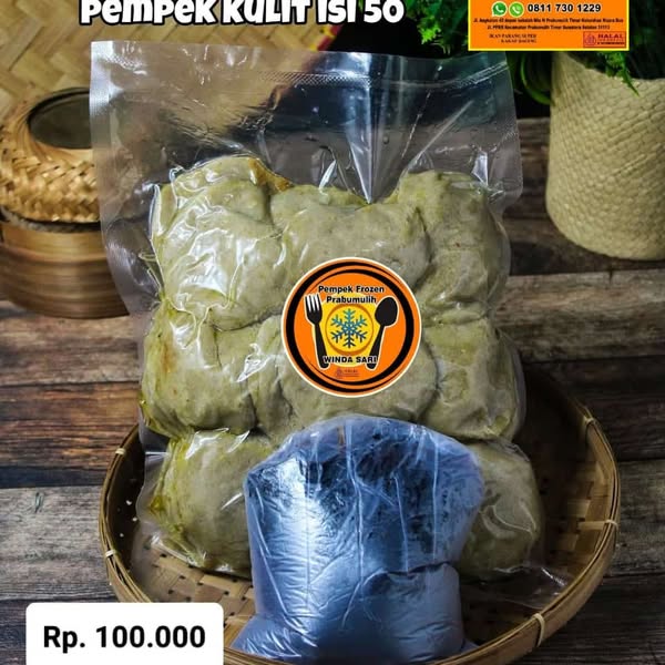 Pempek Kulit Isi 50 Biji from Pempek Frozen Prabumulih on WhatsApp. thumbnail