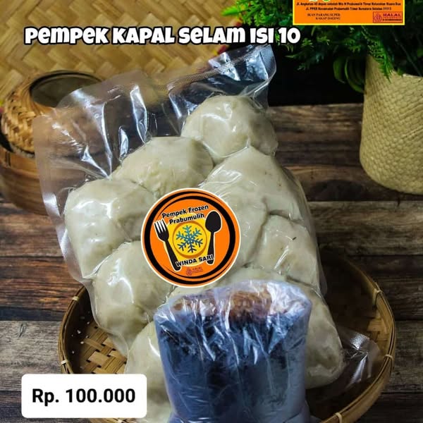 Pempek Kapal Selam Isi 10 Biji from Pempek Frozen Prabumulih on WhatsApp. thumbnail