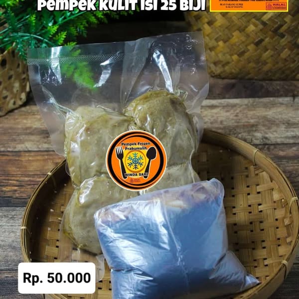 Pempek Kulit Isi 25 Biji from Pempek Frozen Prabumulih on WhatsApp. thumbnail