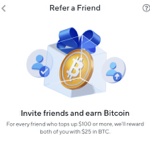 Nexo invite get $25 in BTC thumbnail