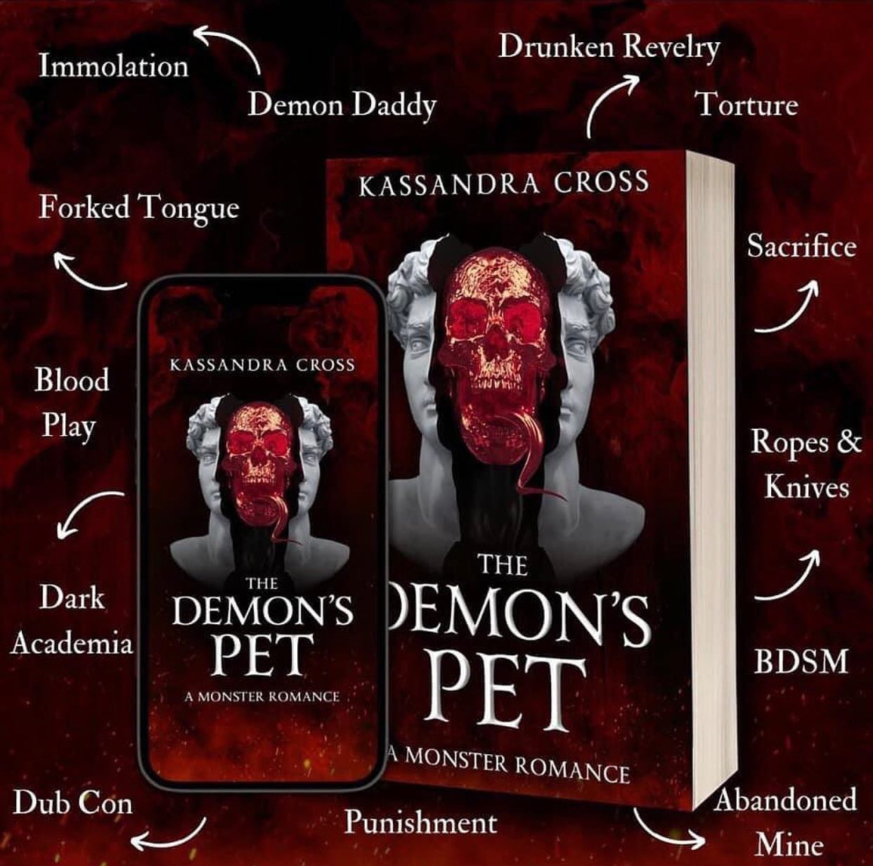 🔥🍂It’s the perfect time of year for dark academia, secret societies, naughty professors, and wicked demons 😈🖤 

🔥The Dem