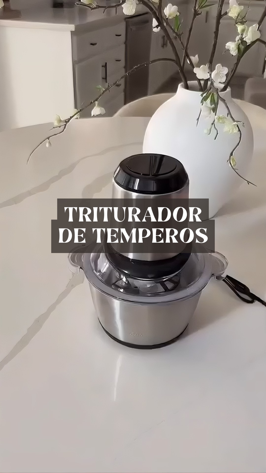 3L Picador De Alimentos Moedor De Carne Mixer Elétrica Processador Cozinha Casa Alho 110v NO BRASIL thumbnail