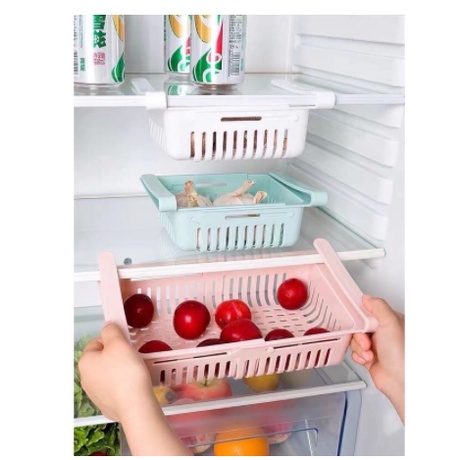 Organizador Multifuncional Ajustável para Geladeira thumbnail