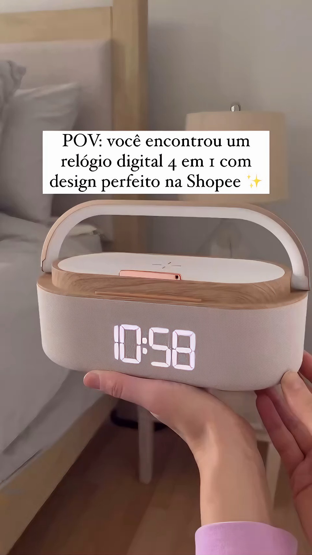 Carregador sem fio IMS-228 COM LED E CAIXA DE SOM thumbnail