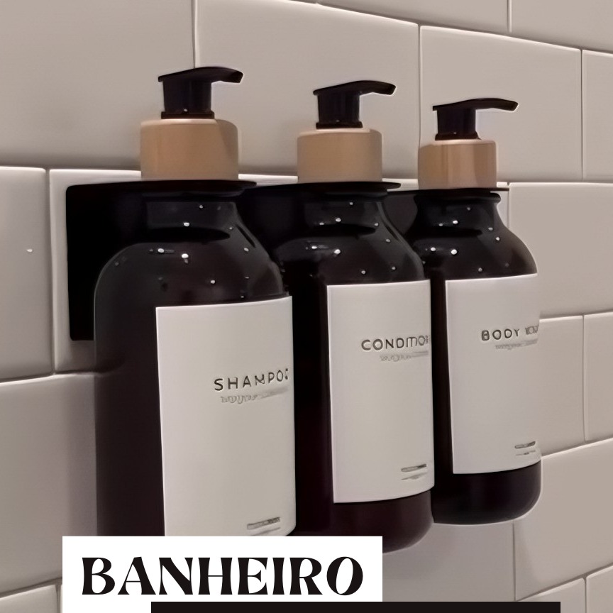 Frasco Ambar 250 Ml Diversos Rótulos Minimalista Decoração Banheiro Escandinavo Bemhaus Sabonete Shampoo Home Spray Pote thumbnail