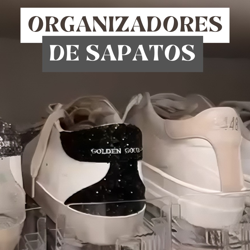 Kit organizadores de sapato salto tênis multiuso para armário closet entrada cristal acrílico Paramount thumbnail