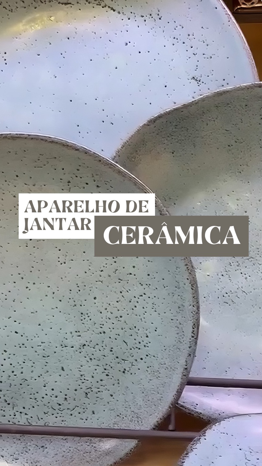 Aparelho De Jantar Geo Petroleo Carlos Bertolazzi 10 Peças thumbnail