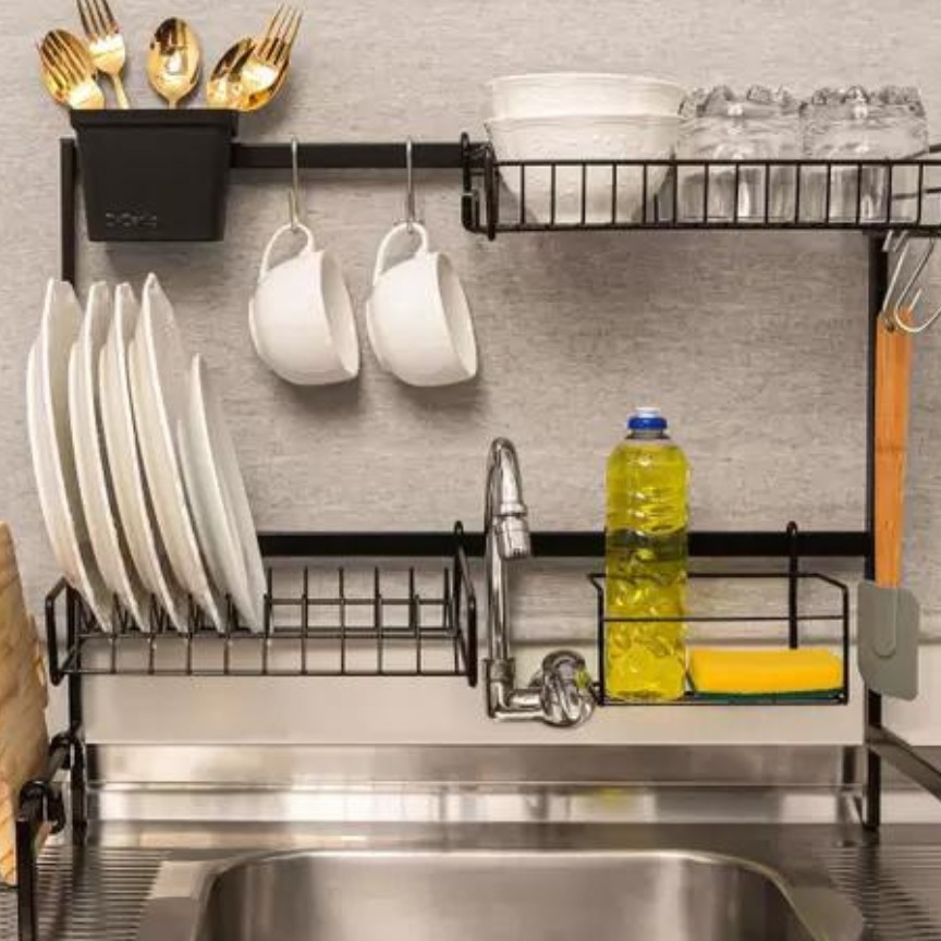 Cozinha Autossustentável Escorredor Suspenso Modular Louça thumbnail