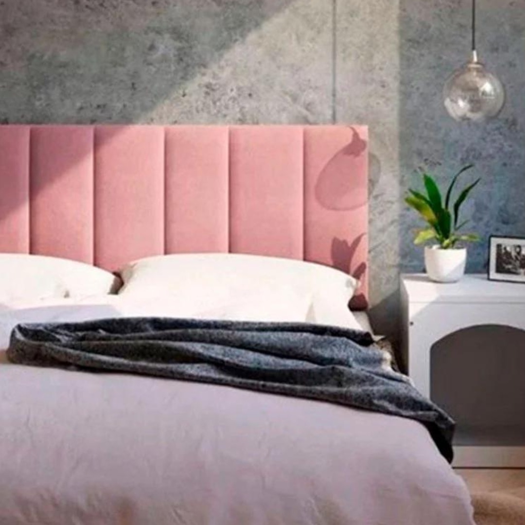 Kit 8 Cabeceiras Estofada de Cama Box Casal Queen Modulada 1,60mX60cm thumbnail