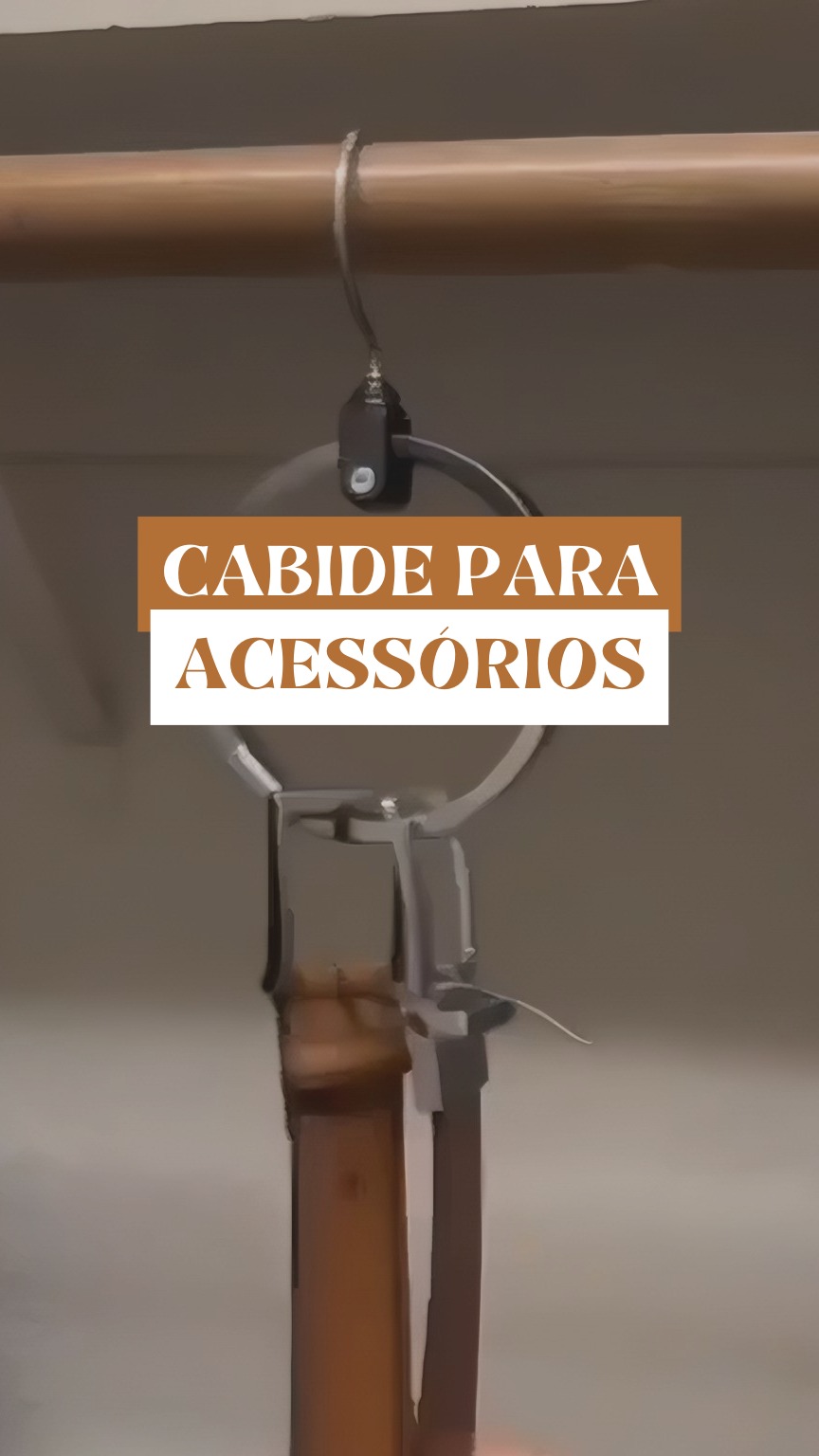 Organizadores De Armários Pendurados Verticais De Gancho Redondo Para Sala De Estar thumbnail