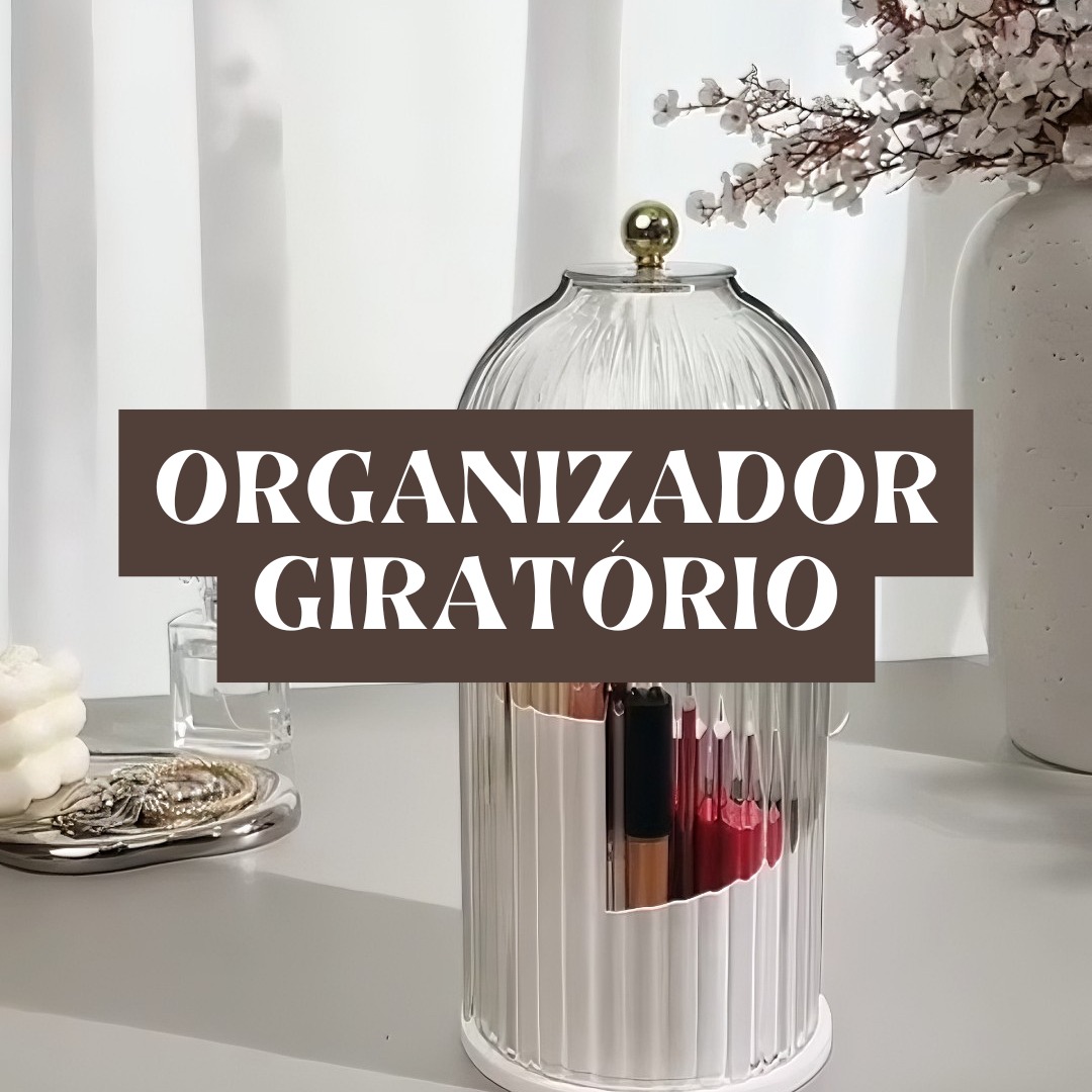 Nova Caixa Organizadora De Maquiagem De Moda 360 ° Cilindro De Armazenagem De Cosméticos À Prova De Pó Giratório thumbnail
