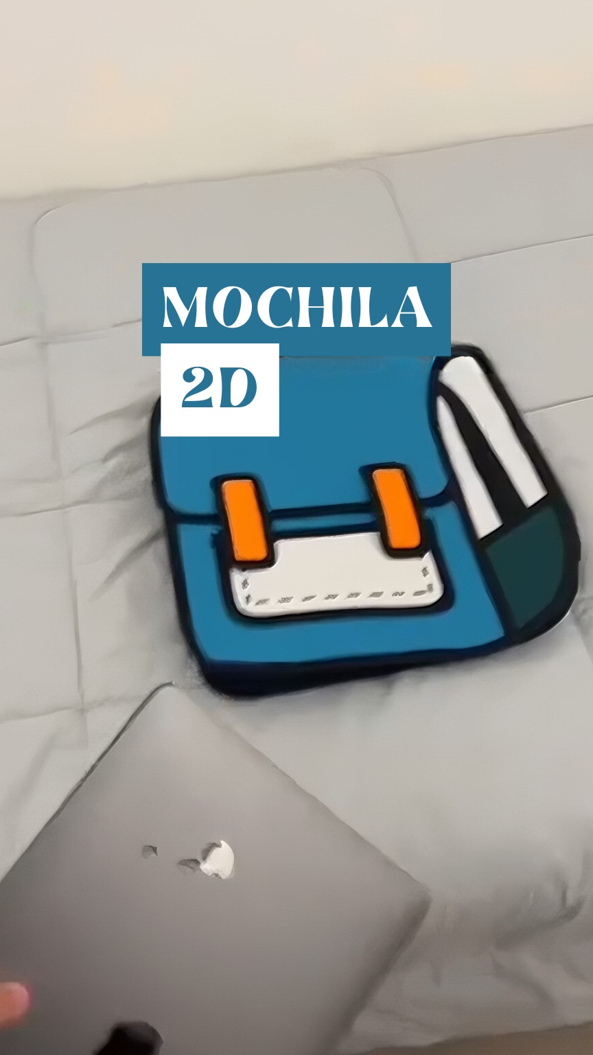 Mochila Escolar Feminina Criativa Desenho 2d thumbnail