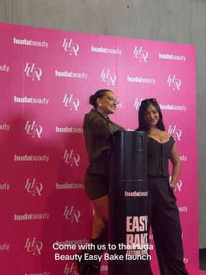 @Huda Beauty ‘s first Australian event was soo fun!! Been dying to try the viral easy bake setting spray, can confirm it