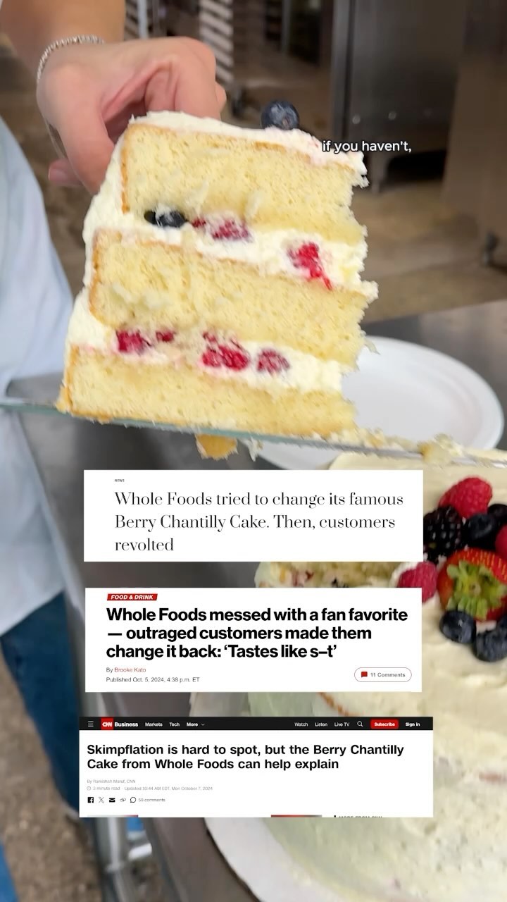 It feels like the Chantilly Cake from Whole Foods is all everyone is talking about right now!

The fan favorite became a