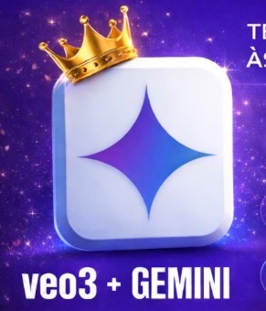 Veo + Gemini: Libere o poder da IA avançada do Google e gere videos e imagens com IA. thumbnail