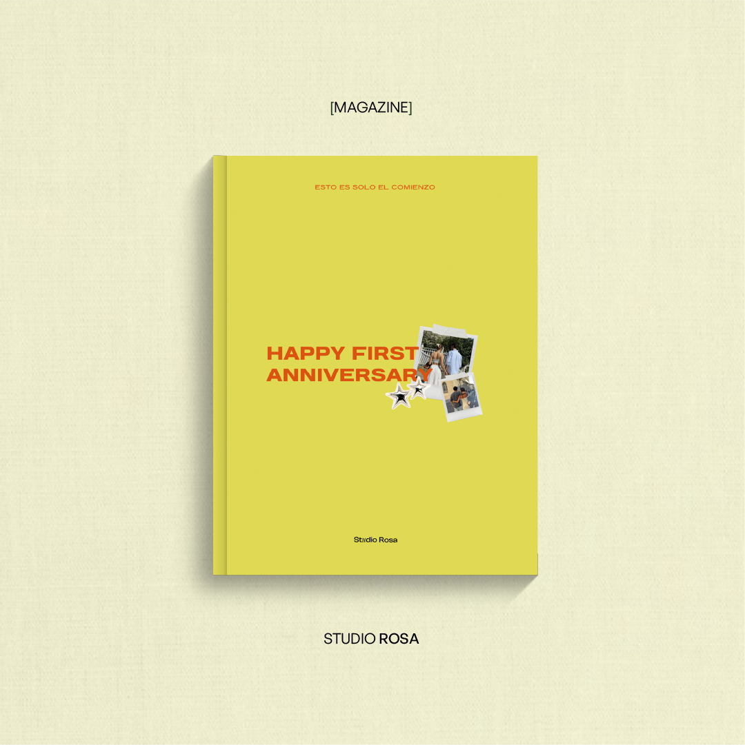Revista de Aniversario | Plantilla personalizable en Canva thumbnail