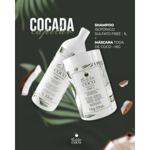 Combo Shampoo Isotônico  e Máscara Toda de Coco - Terra Coco thumbnail