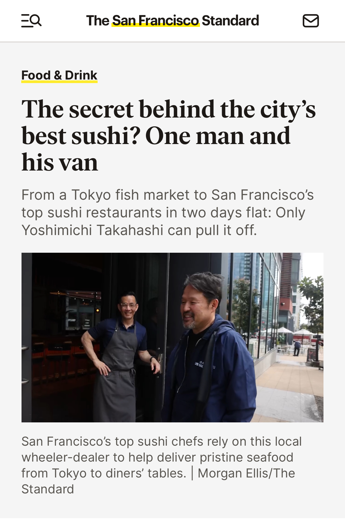 【 Featured 】The secret behind the city’s best sushi? thumbnail