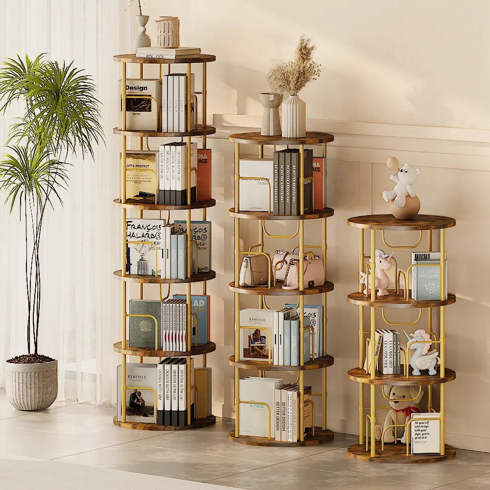 Shop Flycity Rotating Bookshelf With 360° Rotation USE CODE RACCOONQUEEN thumbnail