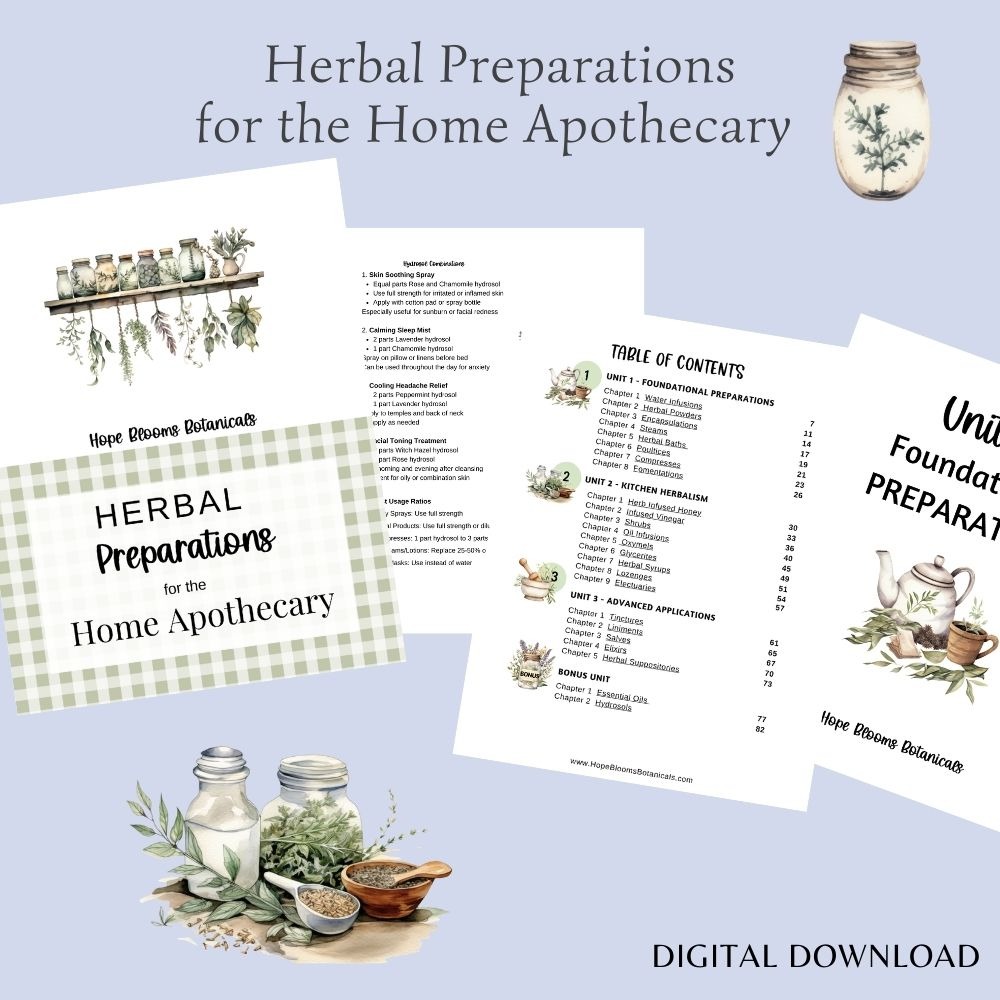 Herbal Preparations for the Home and Community Herbalist thumbnail