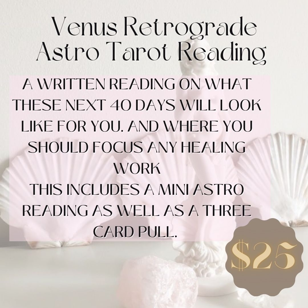 Venus Retrograde Astro-Tarot Reading thumbnail