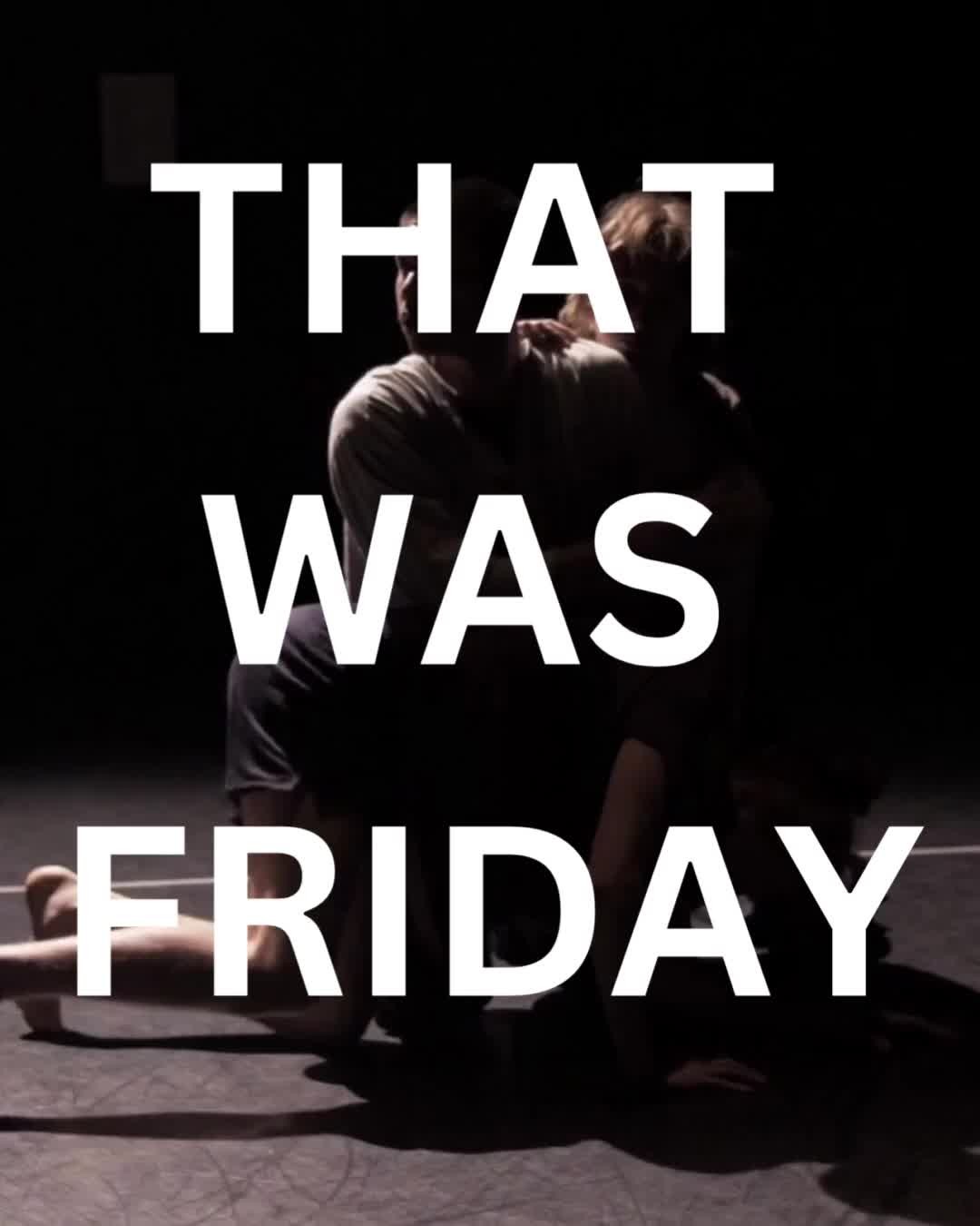 That Was Friday is our most ambitious work to date, and it premieres at @belcoarts NEXT MONTH! 

That Was Friday is a ce