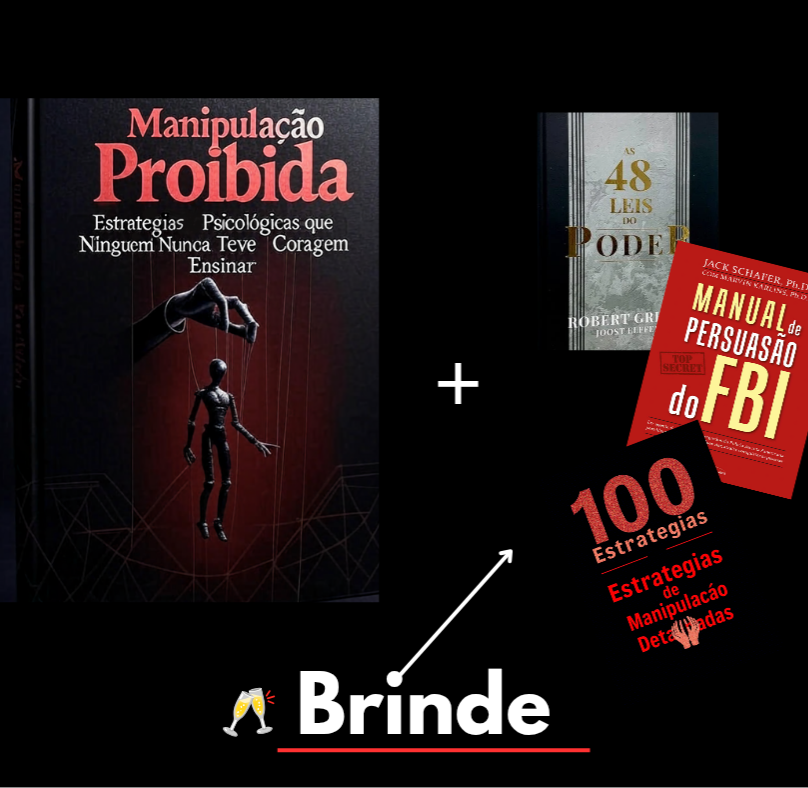 Esses livros faz você controla todo mundo☠️🤫 O Manual Proibido + 3 Brindes Que Valem Ouro.🤫😶 thumbnail