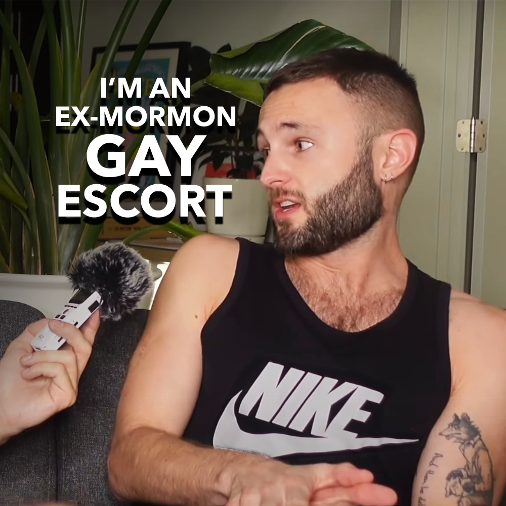"I'm an Ex-Mormon Gay Escort" – YouTube Interview thumbnail