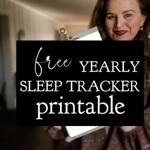 FREE Yearly Sleep Tracker printable thumbnail