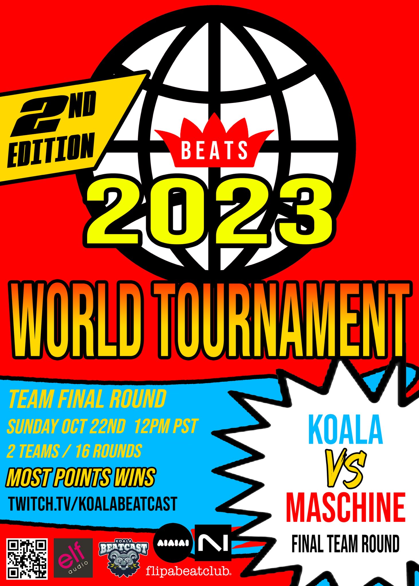 Beats World Tournament Round 2 (Team Maschine vs Team Koala) thumbnail