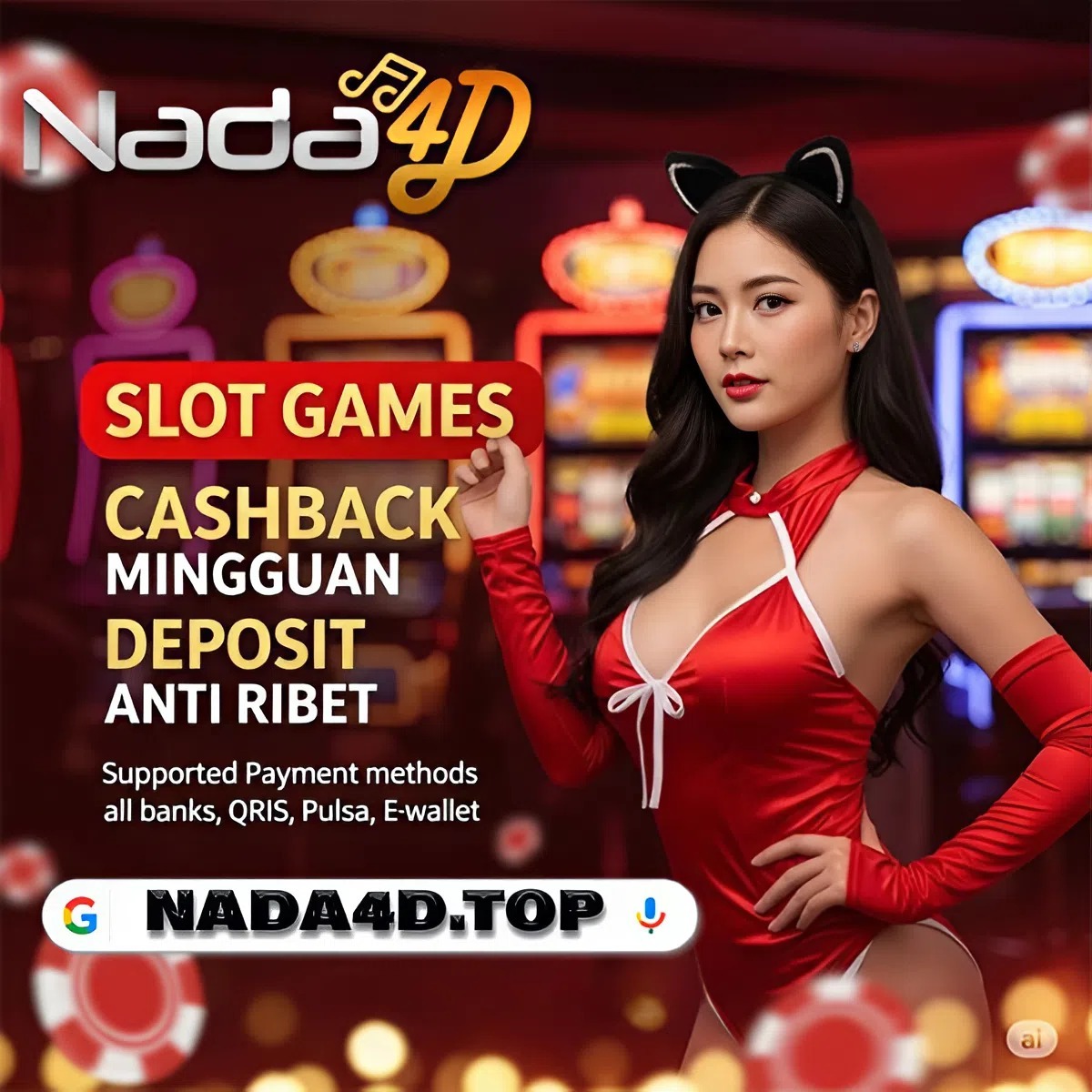 NADA4D LOGIN > Web Deposit Ewallet, Pulsa Tanpa Potongan dan Via Bank thumbnail