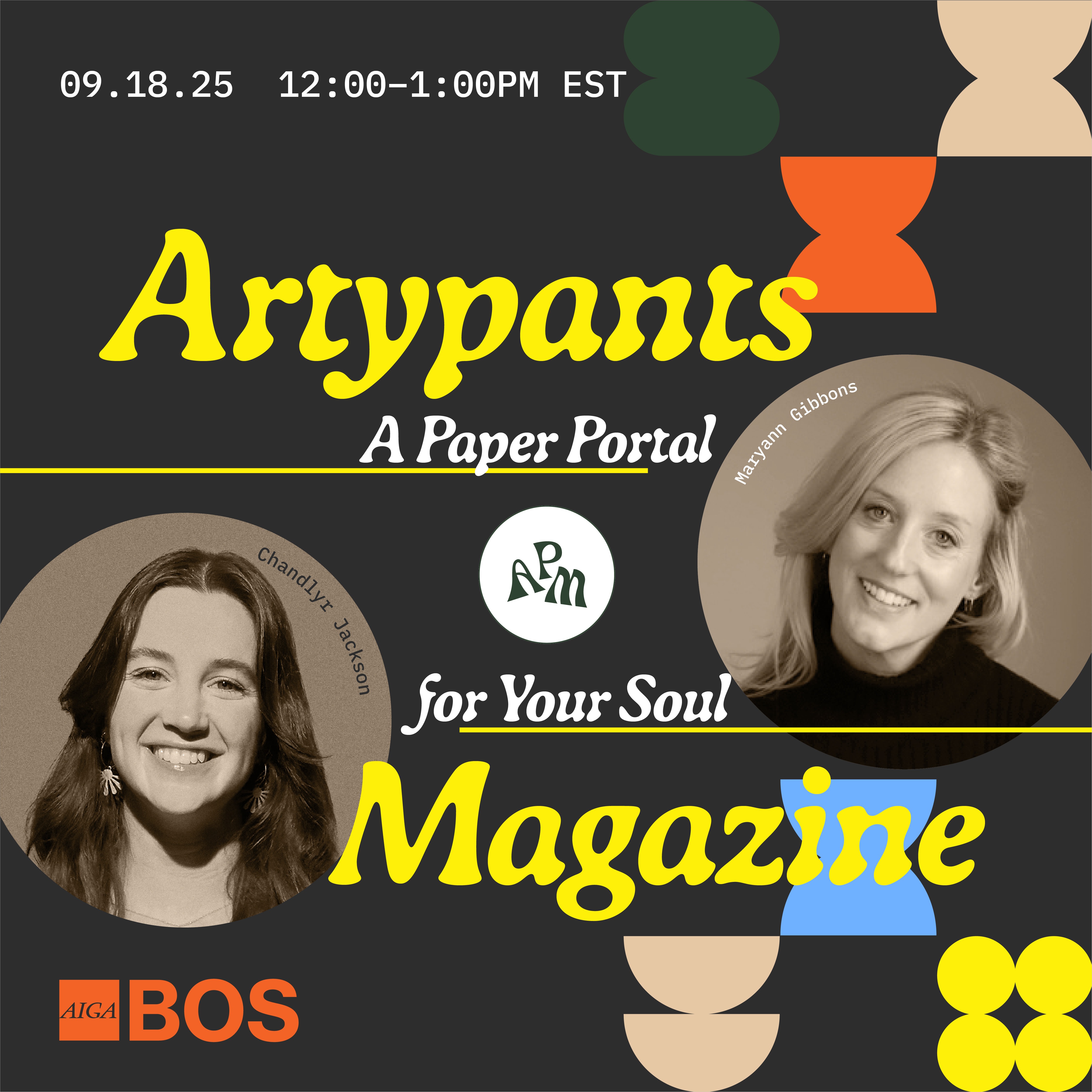 9/18/25: Artypants: A Paper Portal for Your Soul | AIGA Boston thumbnail