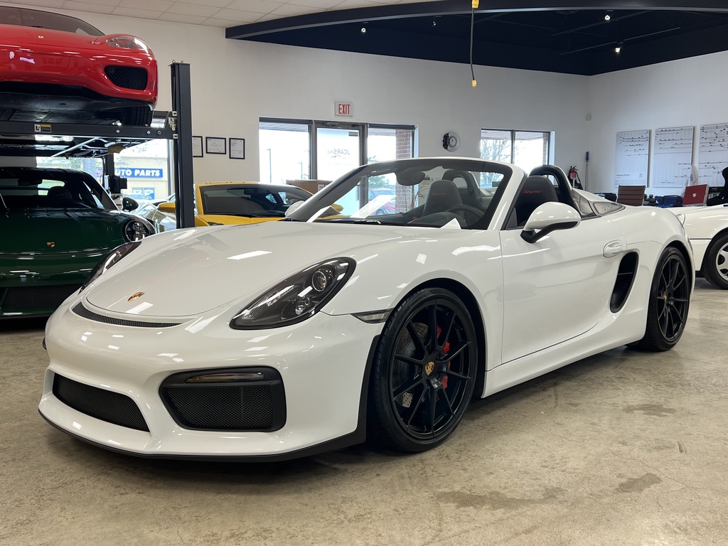 [SOLD] 2016 981 Porsche Boxster Spyder thumbnail