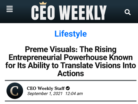 CEO Weekly Article #1 - 2021 thumbnail
