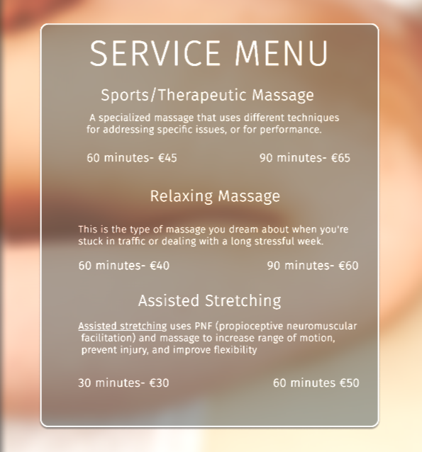 Service Menu thumbnail