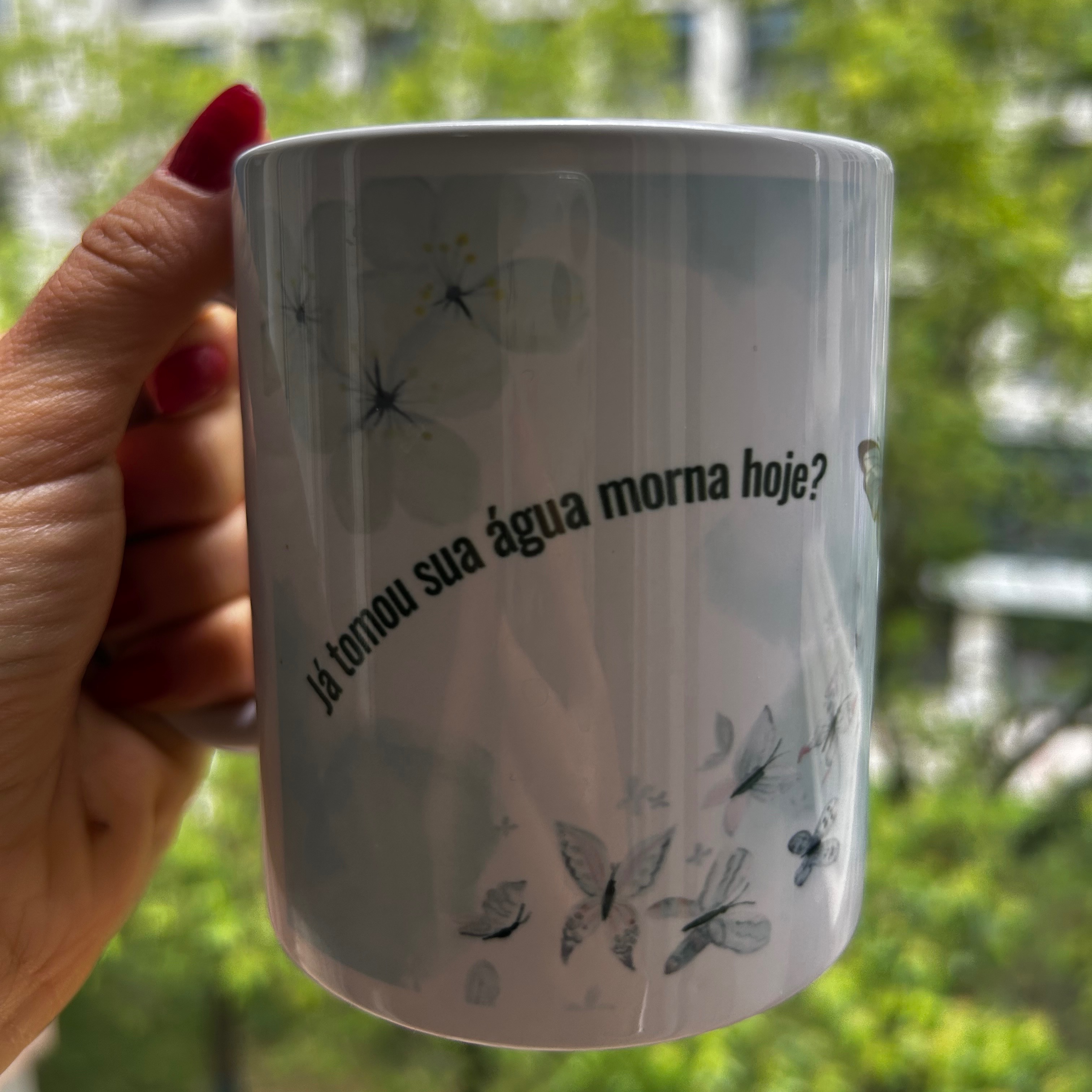 XÍCARA PERSONALIZADA: Já tomou sua água morna hoje? thumbnail
