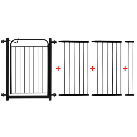 Portão Pet Para Cachorro Porta 78cm A 153cm Com 3 Extensores Portãozinho Reforçado thumbnail