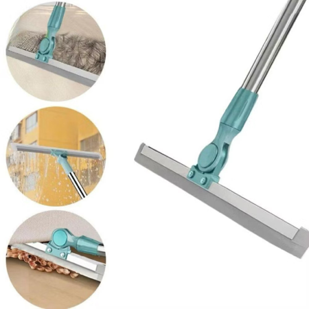 Rodo Limpador De Silicone Mágico multi-Funcional Varredor De Vidros Molhado E Seco De Uso Duplo/Vassoura thumbnail