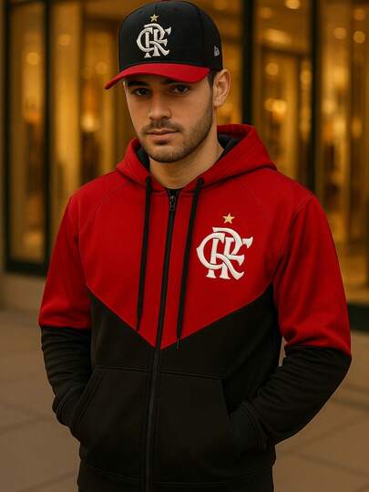 Conjunto Flamengo Jaqueta + Boné Sport Premium thumbnail